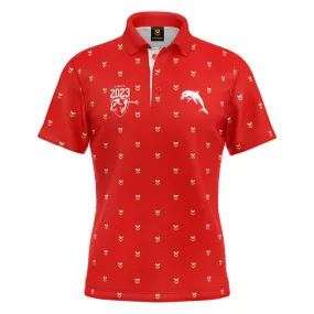 Dolphins Mens Mulligan Golf Polo