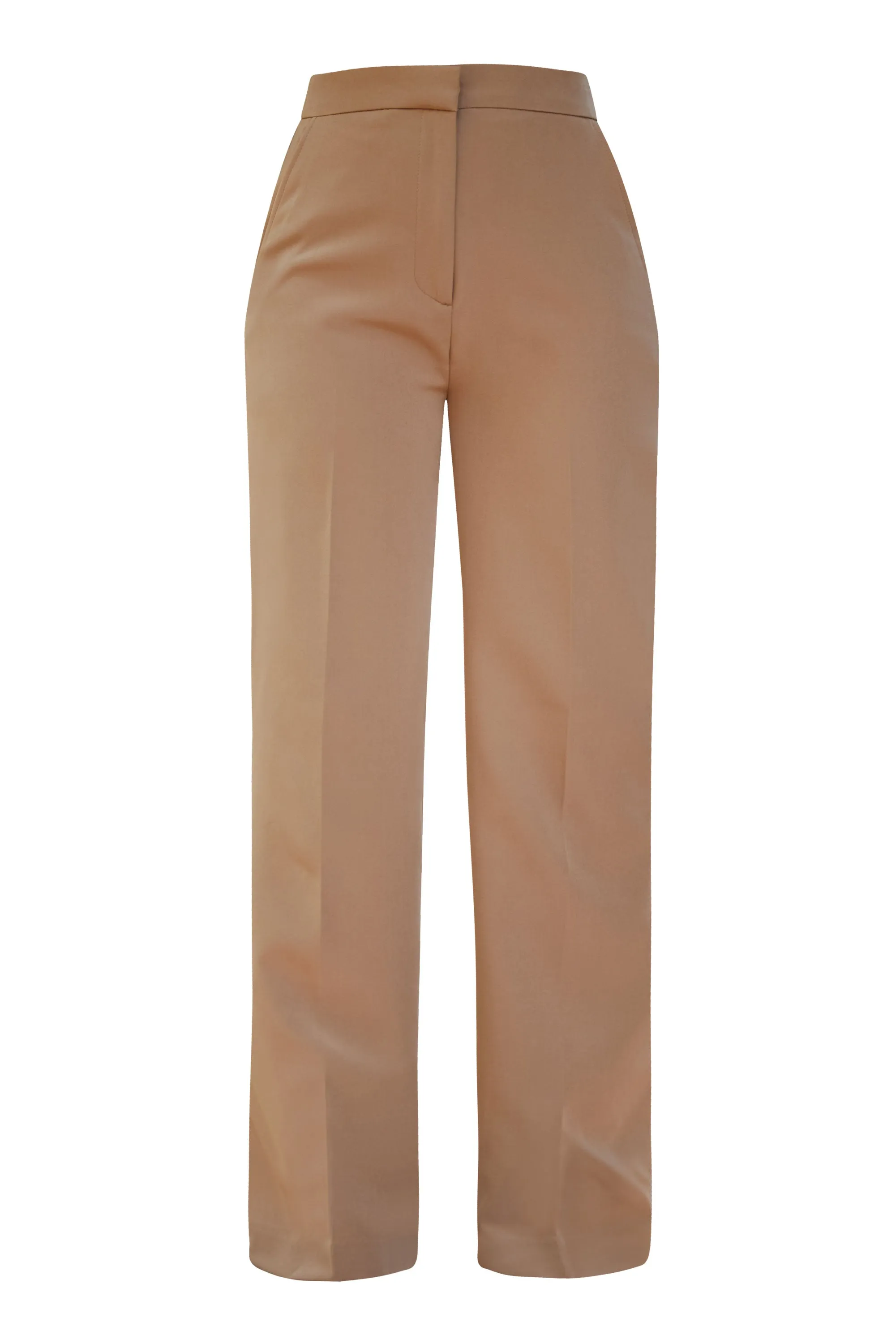 Donna Camel High Waisted Dress Pants