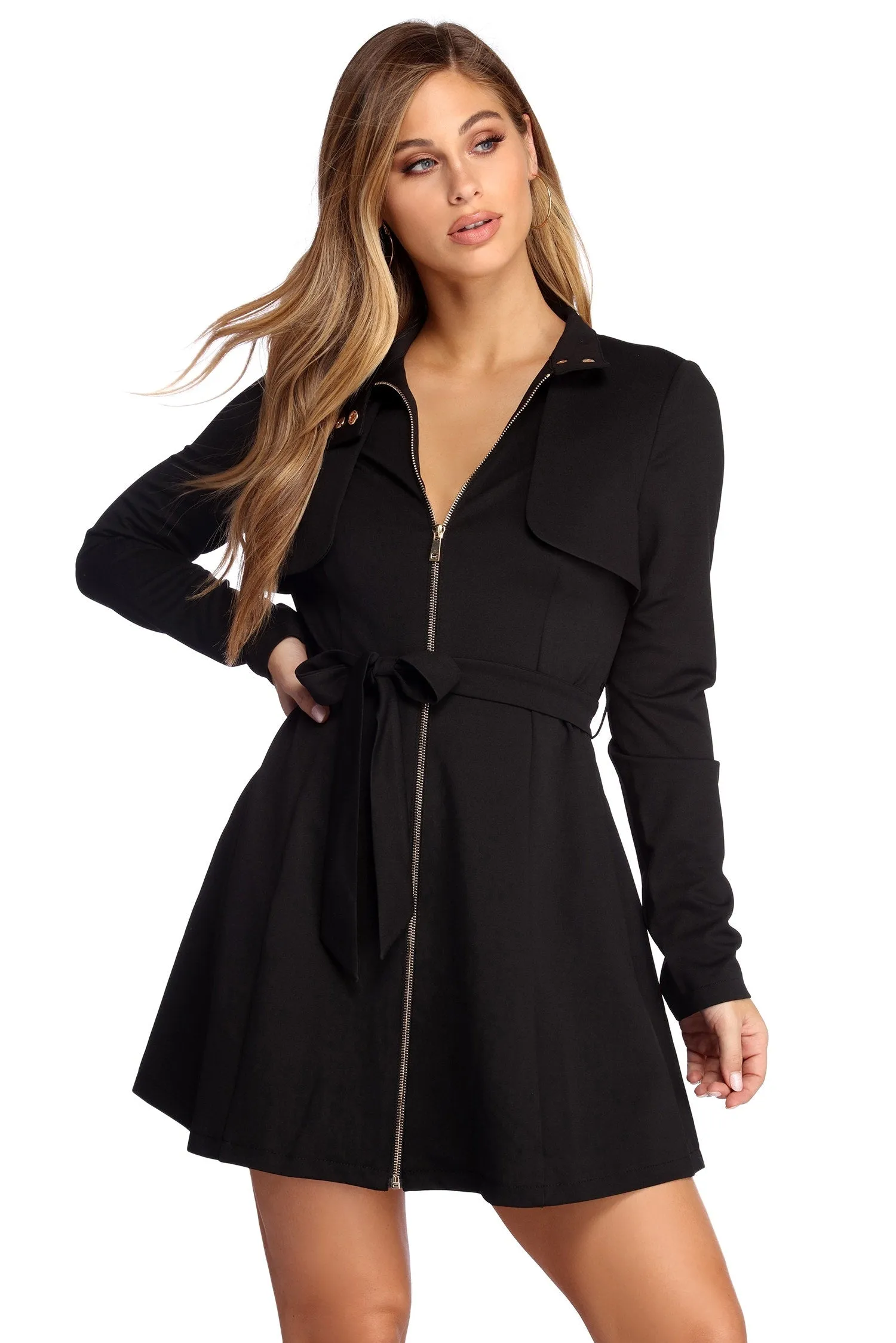 Dress It Up Trench Coat