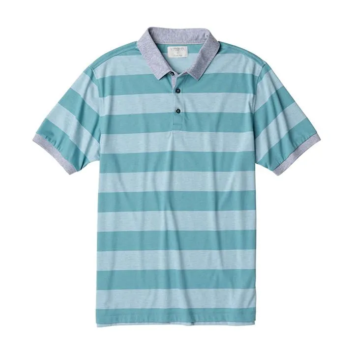 End-on-End Stripe Knit Polo