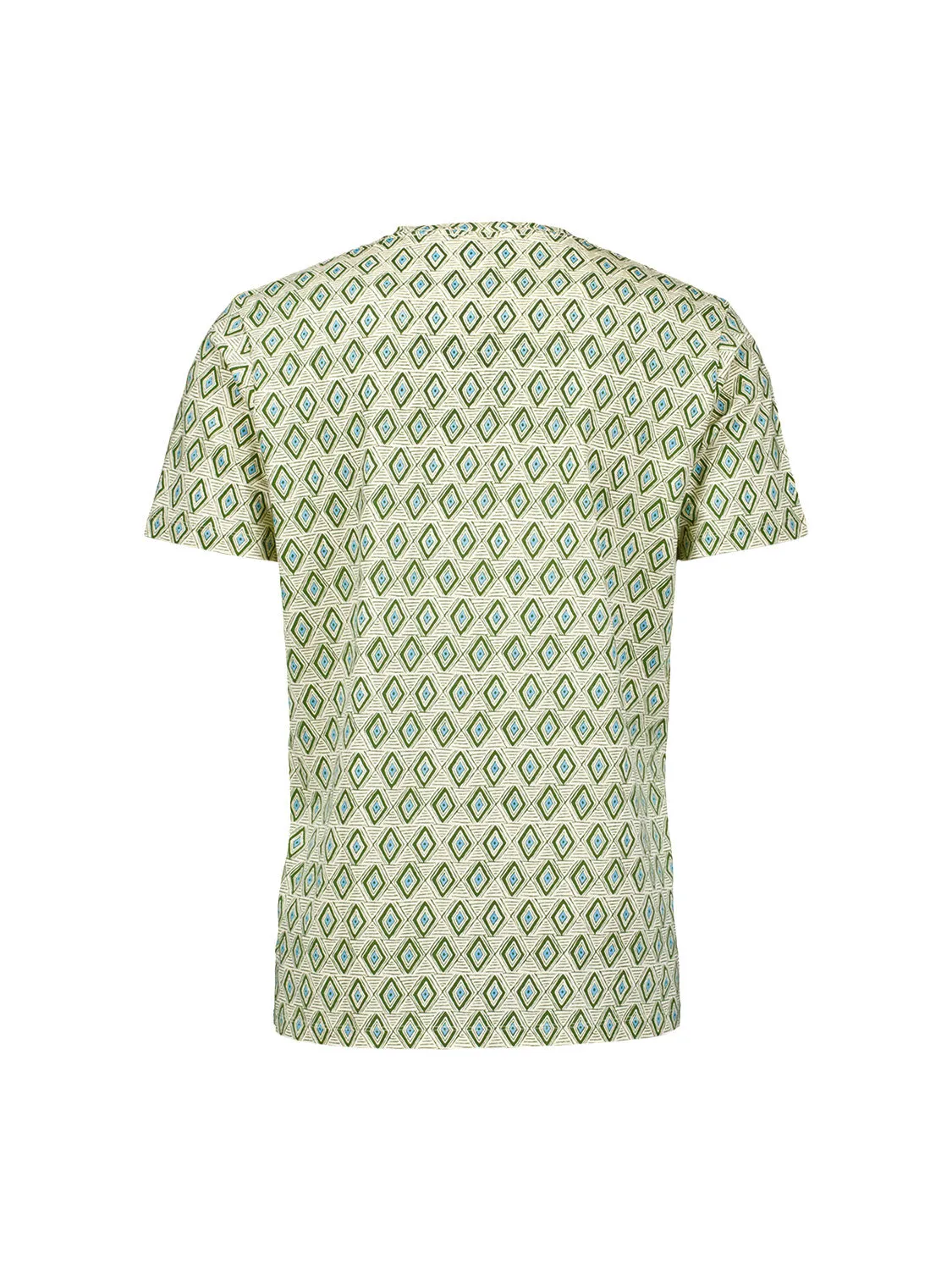 Fractal Print tee: Green