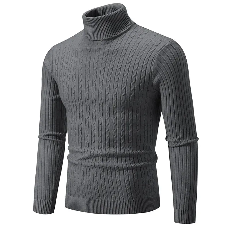 Funki Buys | Sweaters | Men's High Neck Mock Neck Pullovers