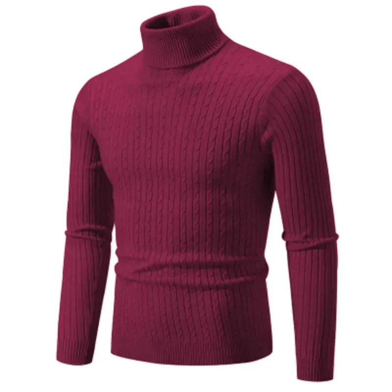 Funki Buys | Sweaters | Men's High Neck Mock Neck Pullovers