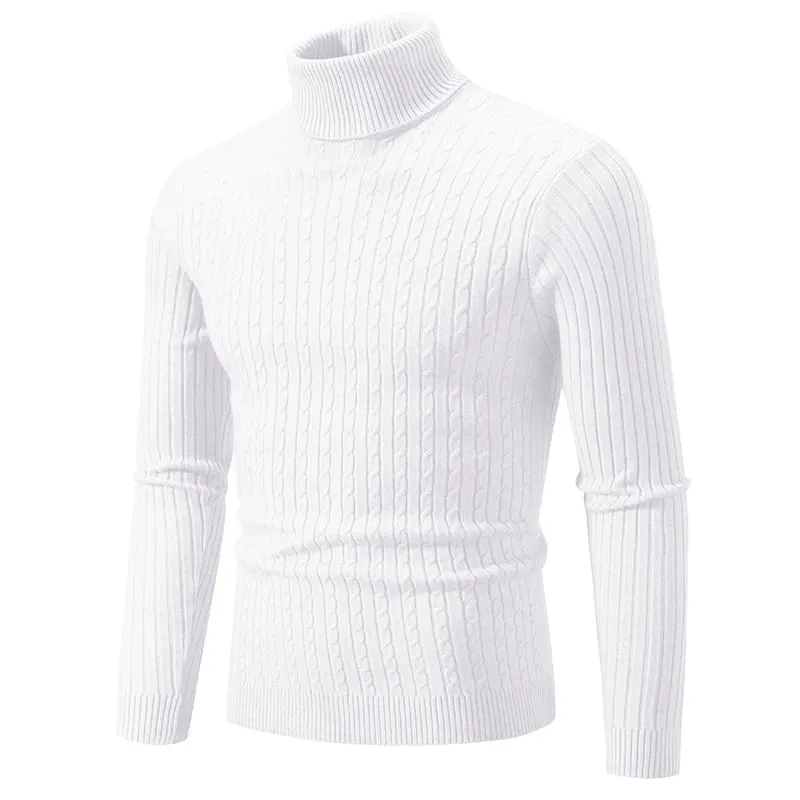 Funki Buys | Sweaters | Men's High Neck Mock Neck Pullovers