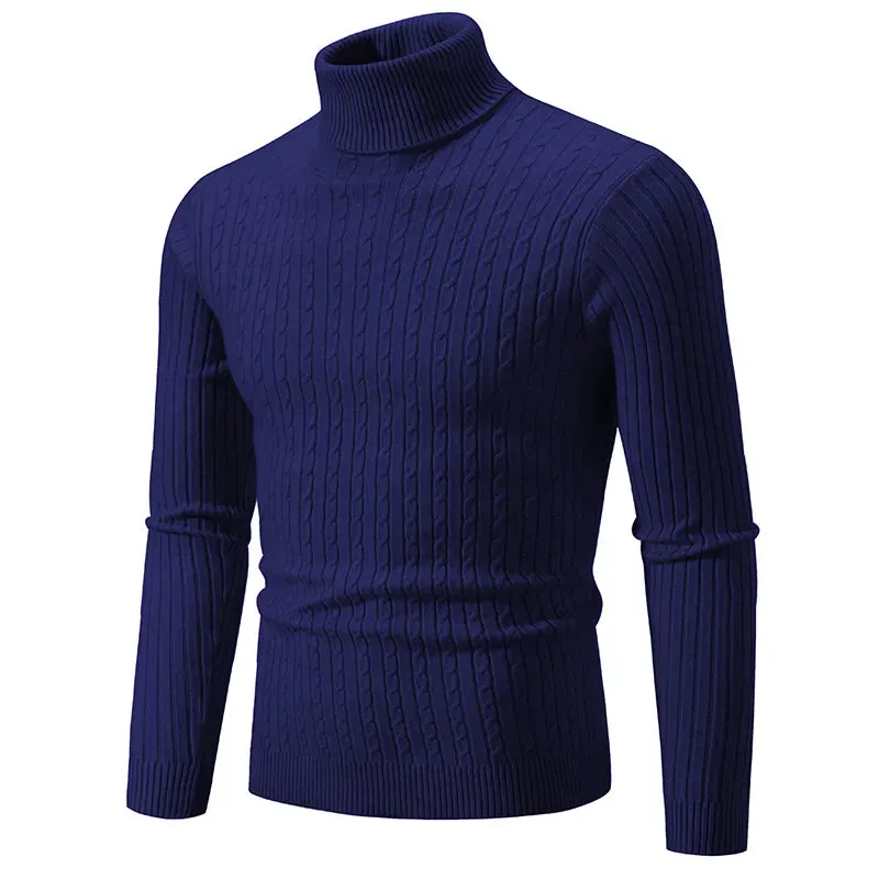 Funki Buys | Sweaters | Men's High Neck Mock Neck Pullovers