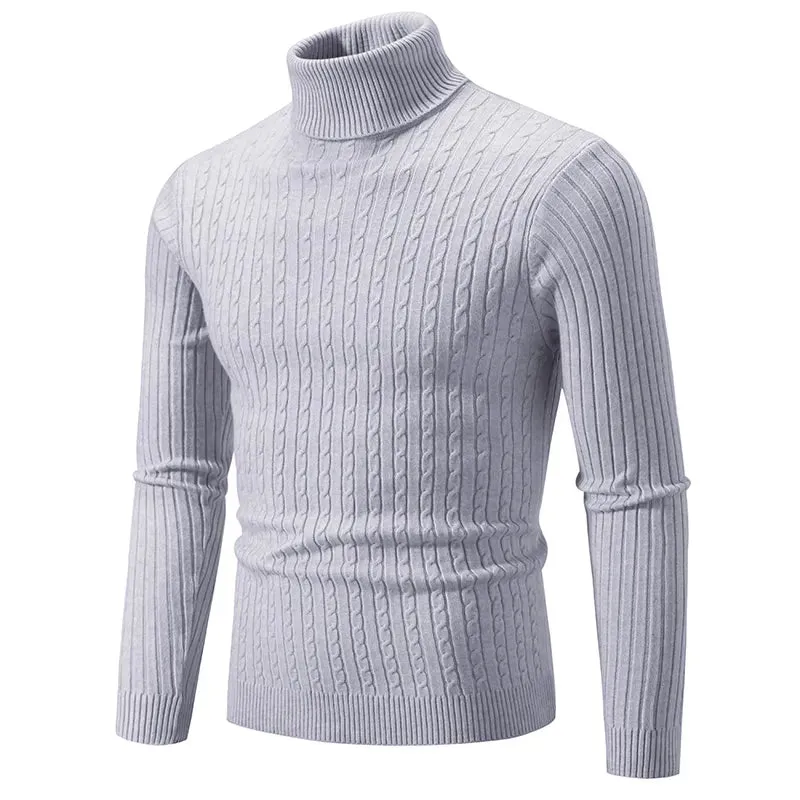 Funki Buys | Sweaters | Men's High Neck Mock Neck Pullovers