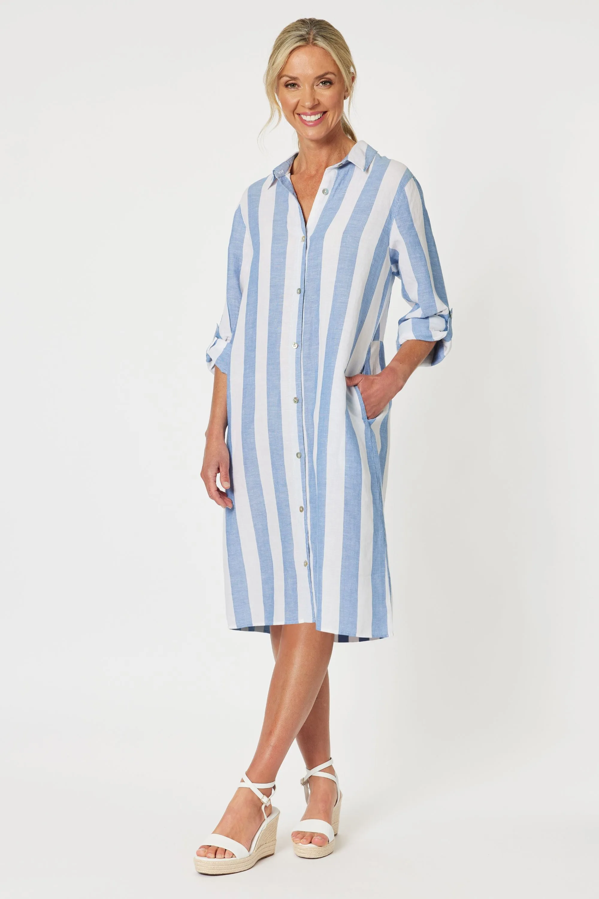 HAMPTONS STRIPE DRESS - 45961GS