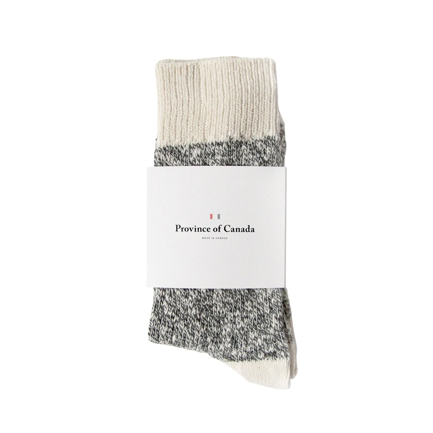 Heather Grey Block Sock