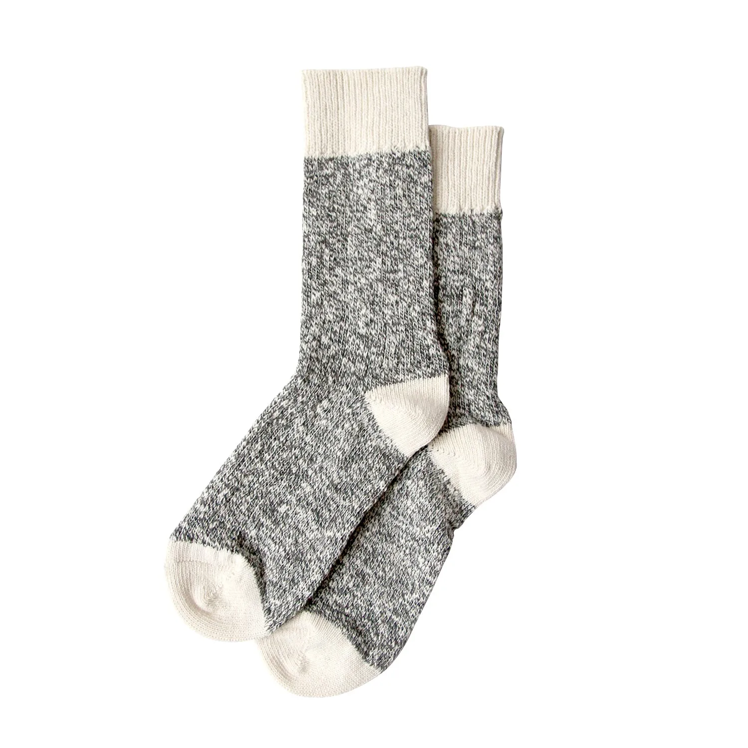 Heather Grey Block Sock