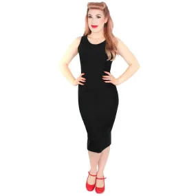 Hemet Audrey Wiggle Dress in Black