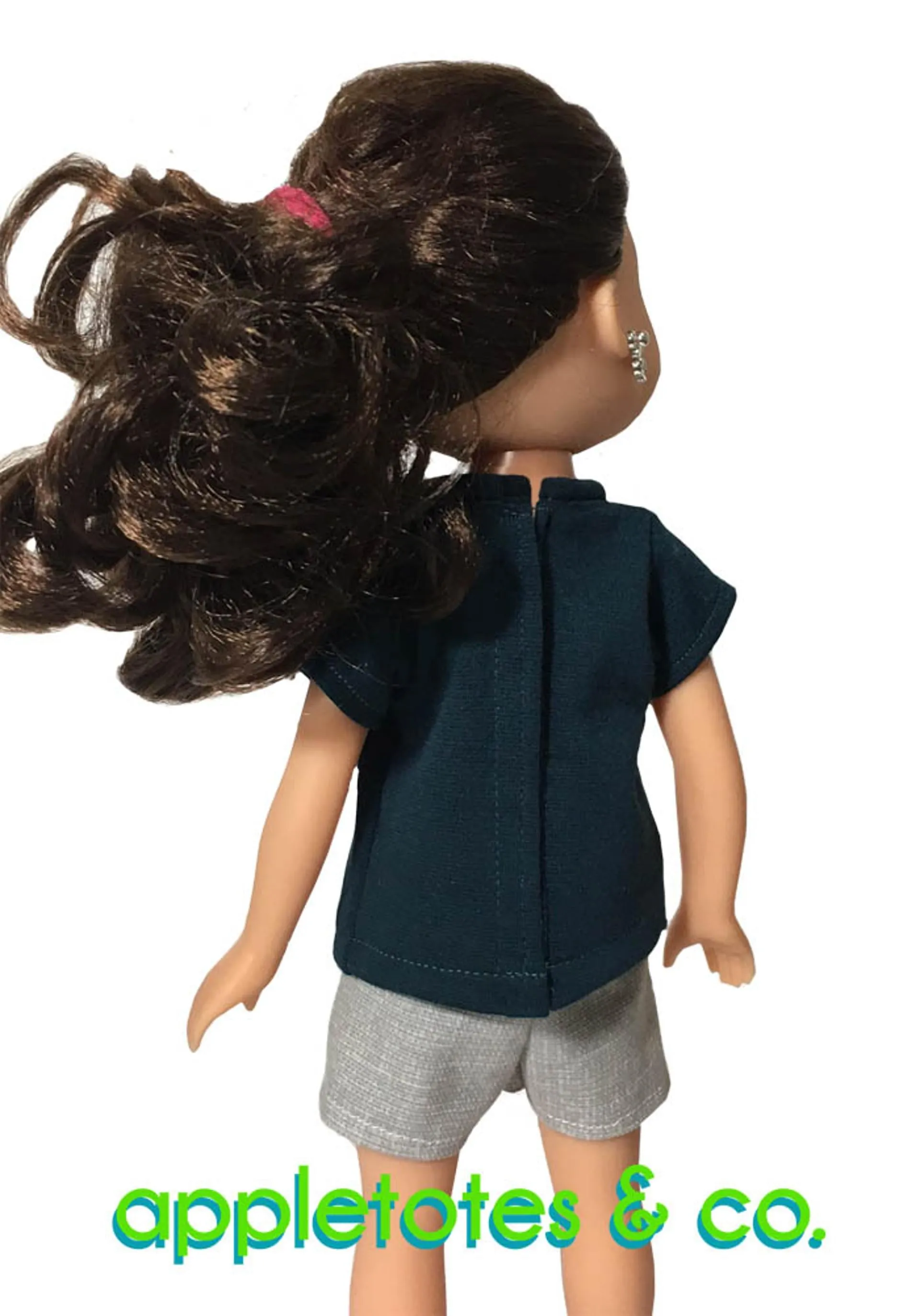 Henley Shirt Sewing Pattern for 14.5" Dolls