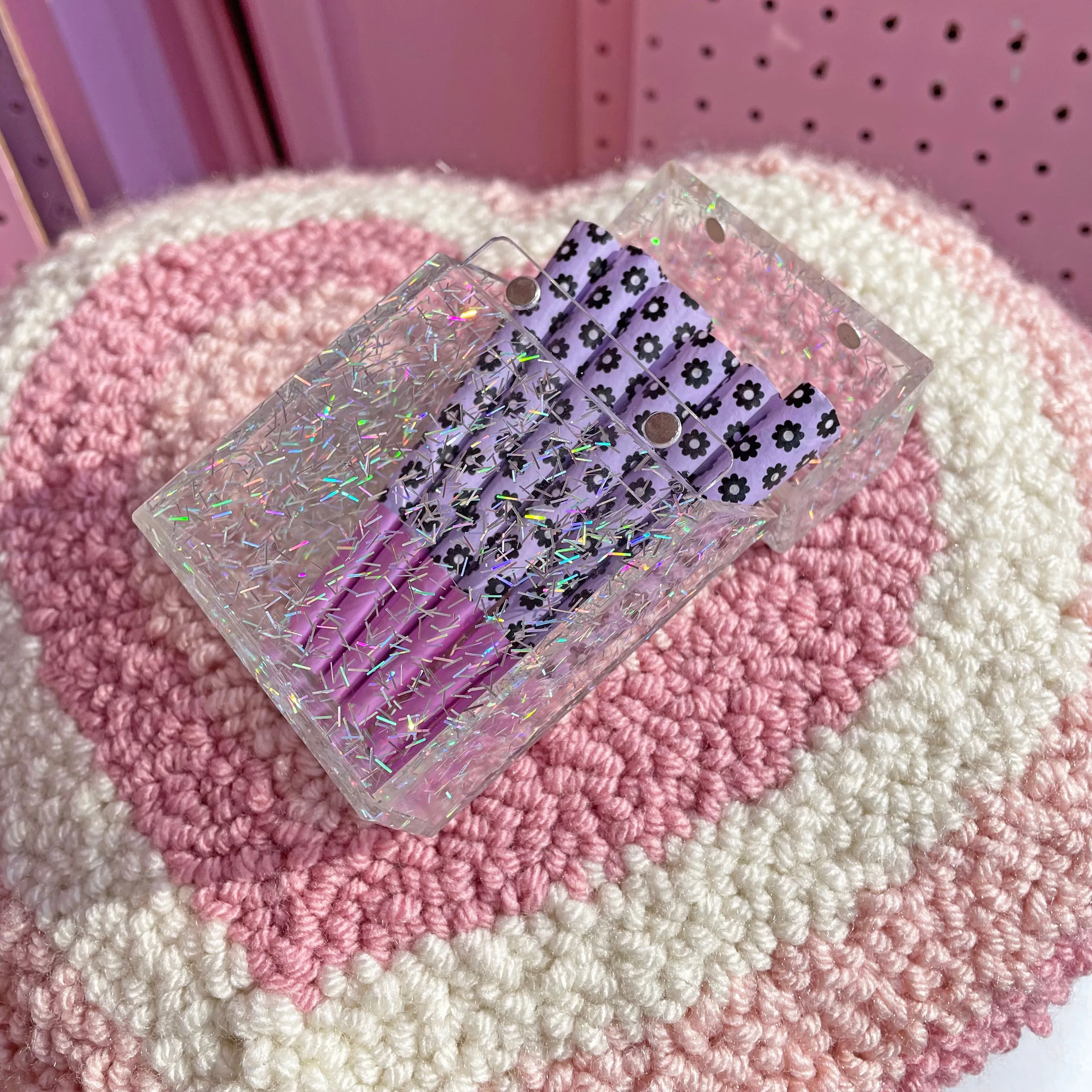 Holographic Glitter Cigarette Box