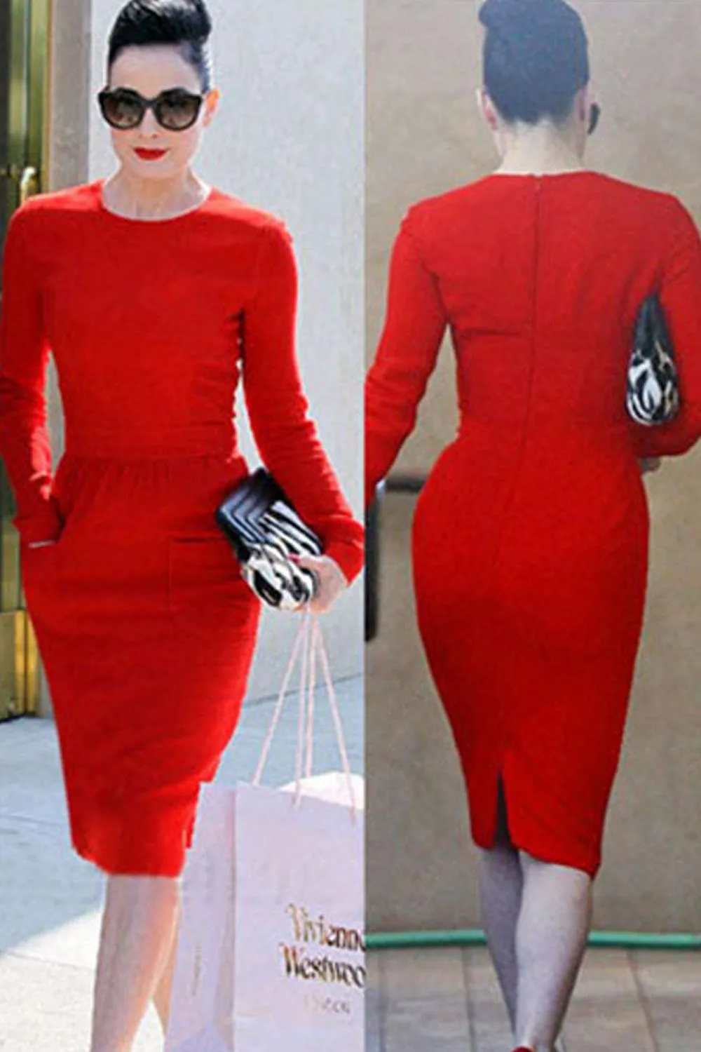 Ketty More  Women's Latest Fashion Bodycon Pencil Skirt Style Dress-KMWD227