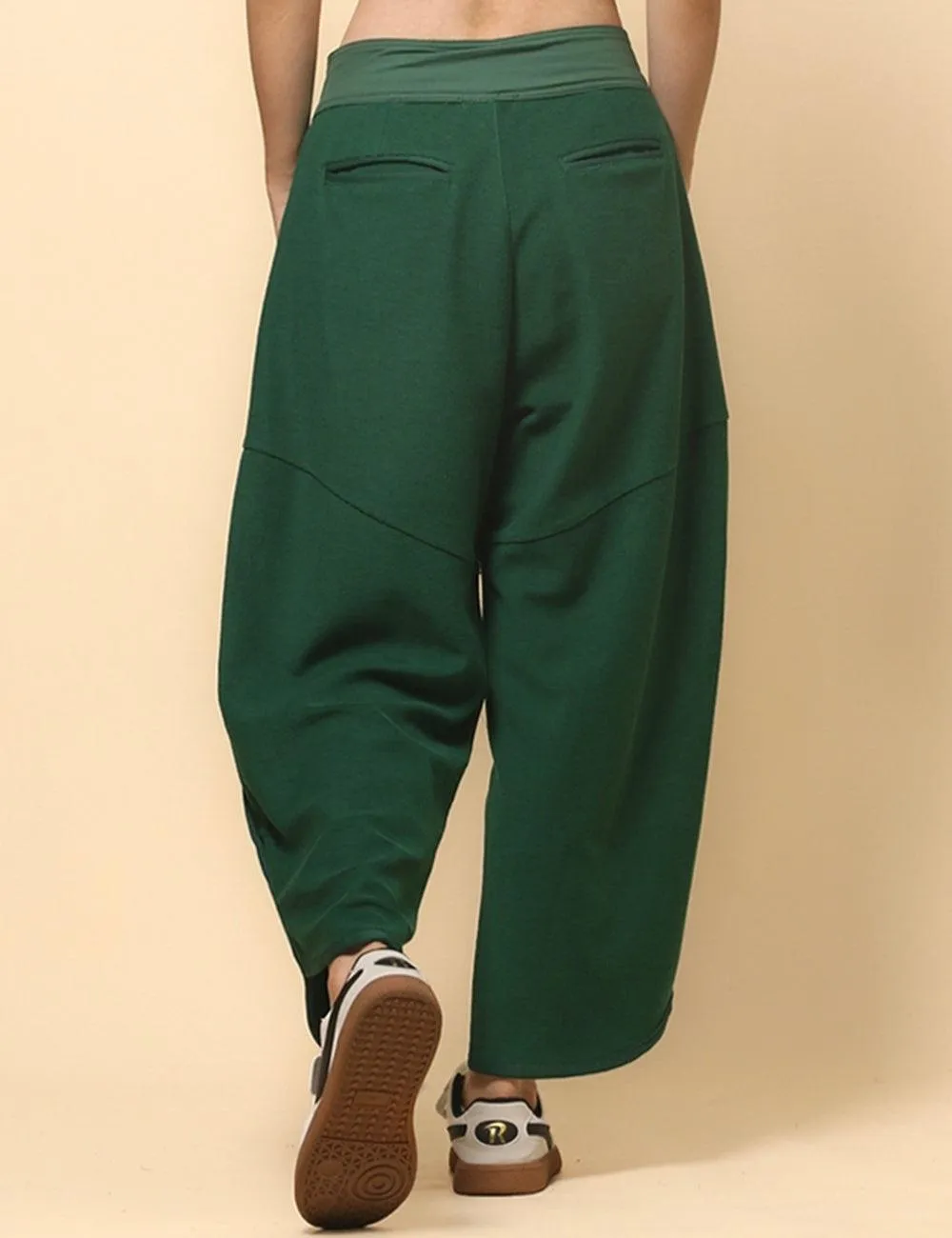 Ladies Casual Pockets Pants Relaxed Sweatpants SKP513