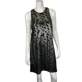 Laundry by Shelli Segal Gray Sequins Party Dress