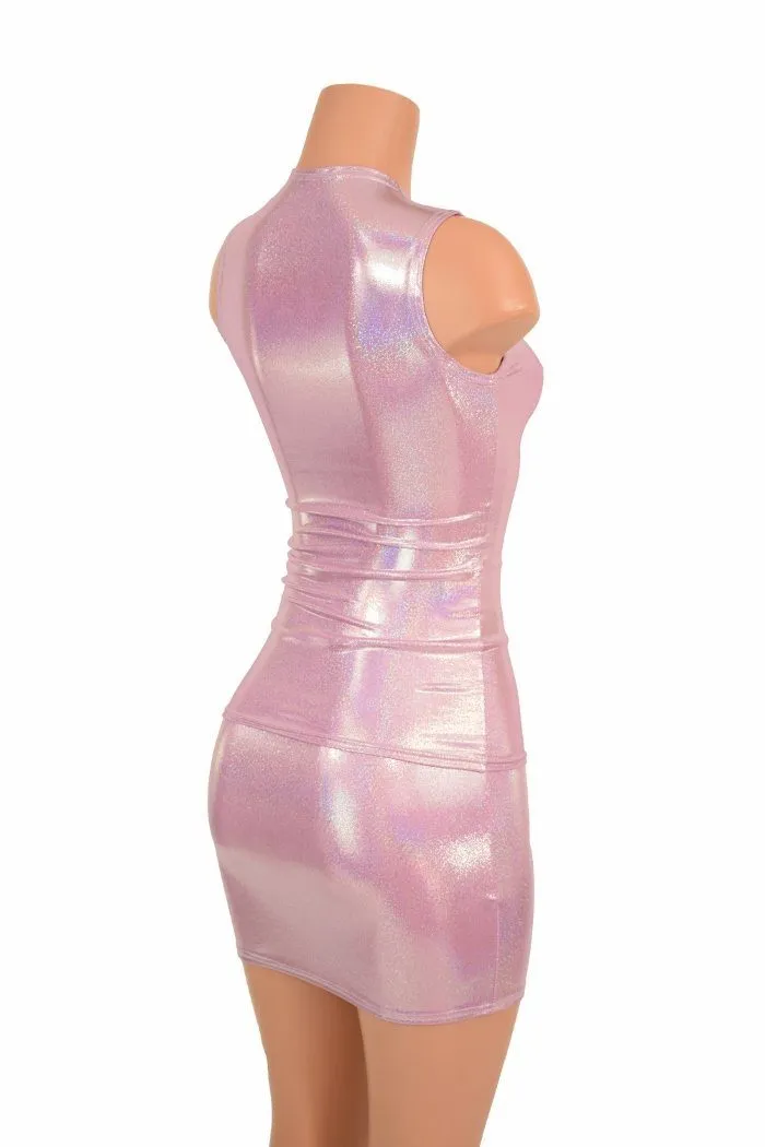 Lilac Full Length Top & Bodycon Skirt Set