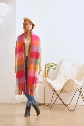 Lmmt Multi Color Oblong Fashion Scarf