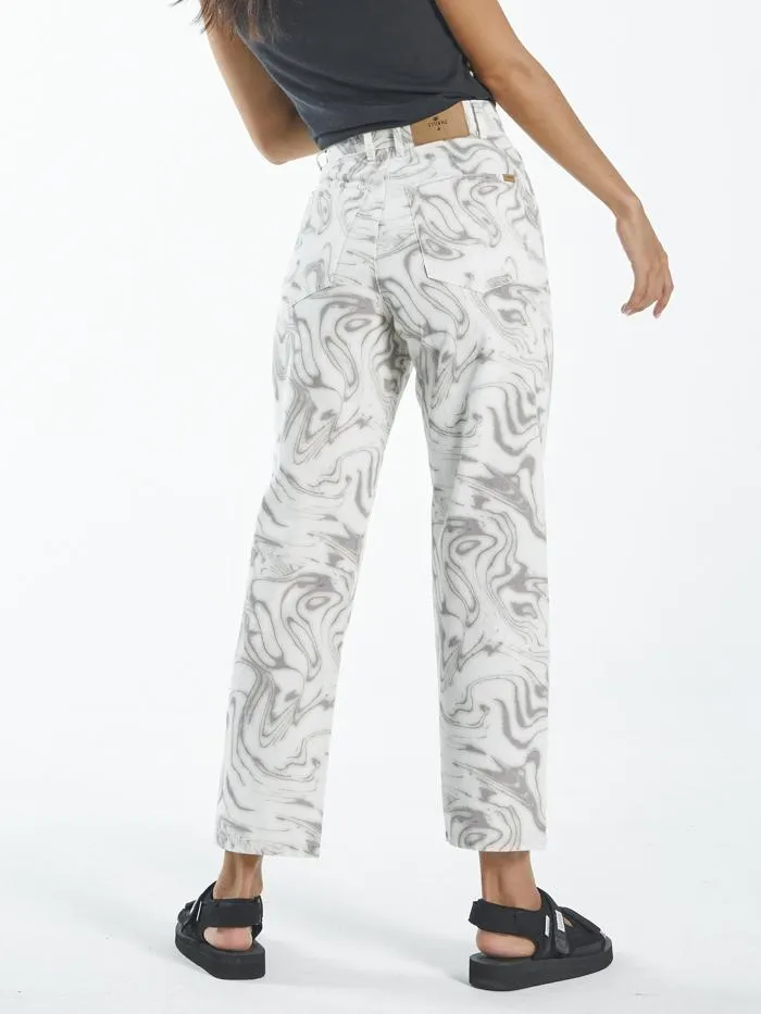 Marbled Paradise Pant - Tofu