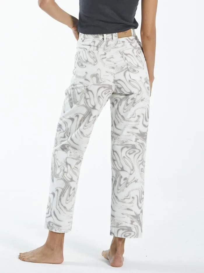 Marbled Paradise Pant - Tofu