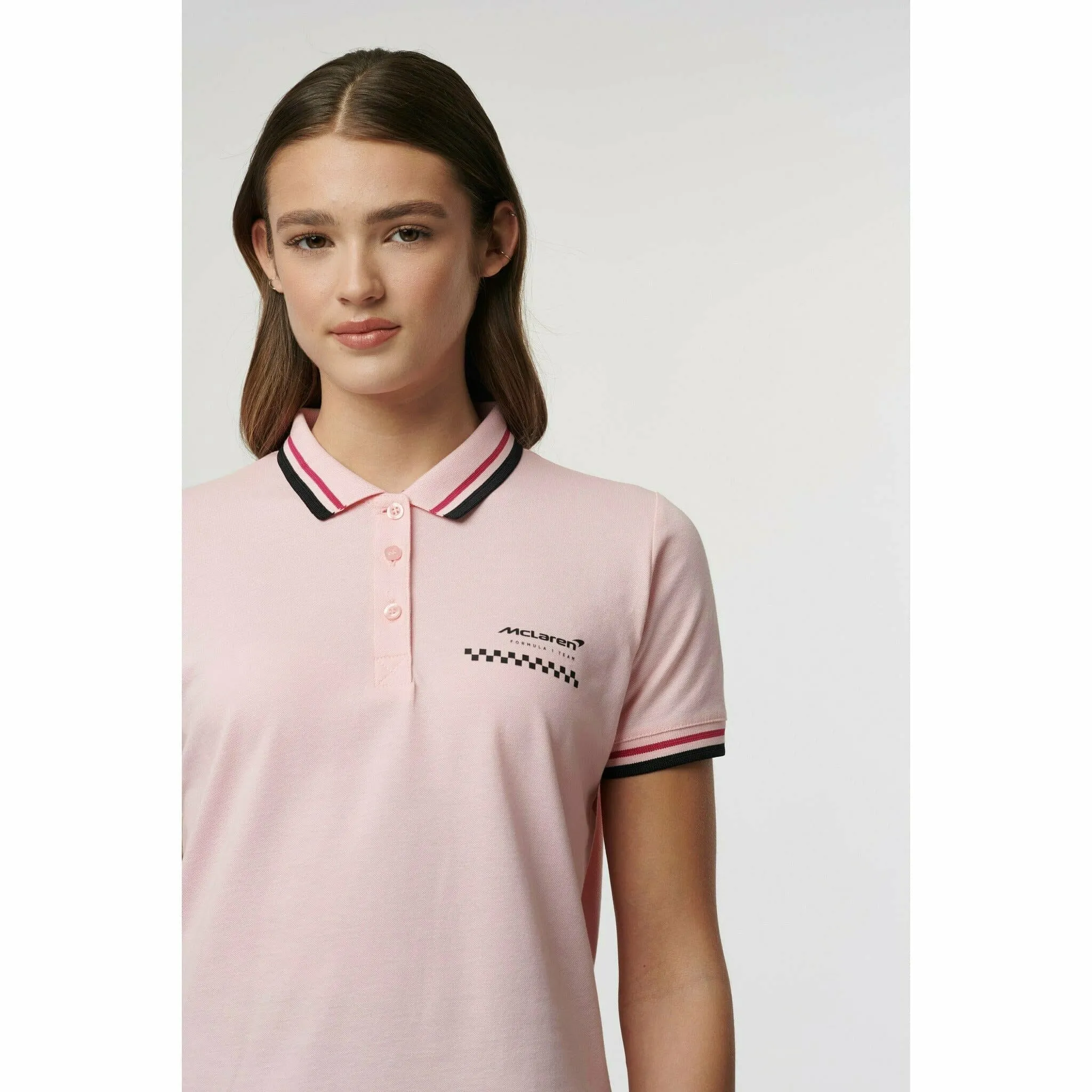 McLaren F1 Women's Miami Graphic Polo Shirt-Crystal Rose