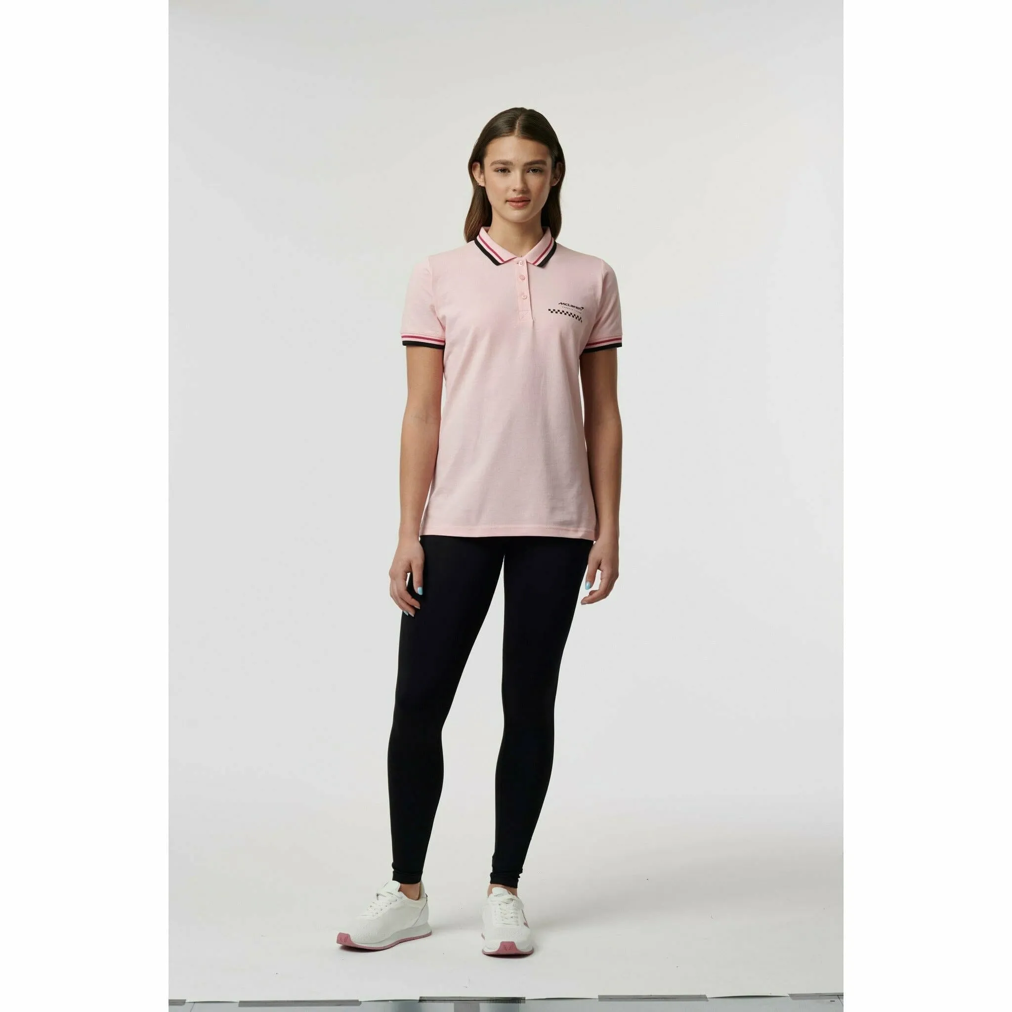 McLaren F1 Women's Miami Graphic Polo Shirt-Crystal Rose