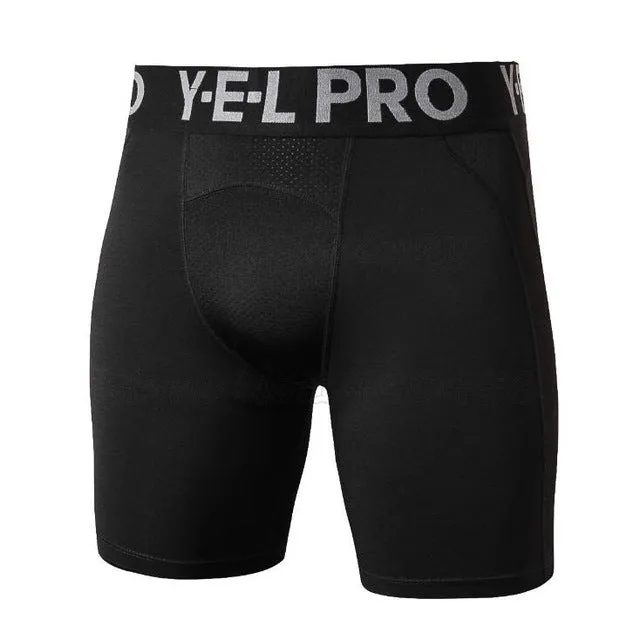 Men Compression Shorts Base Layer Thermal Skin Bermuda Shorts Gyms Fitness Men Bodybuilding  Tight Shorts