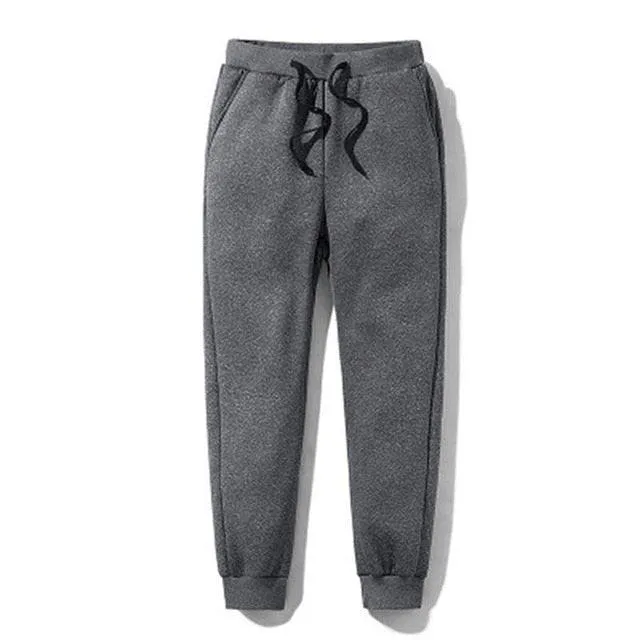 Men's Thick Thermal Trousers - Outdoor Winter Warm Casual Pants (TG4)(F9)