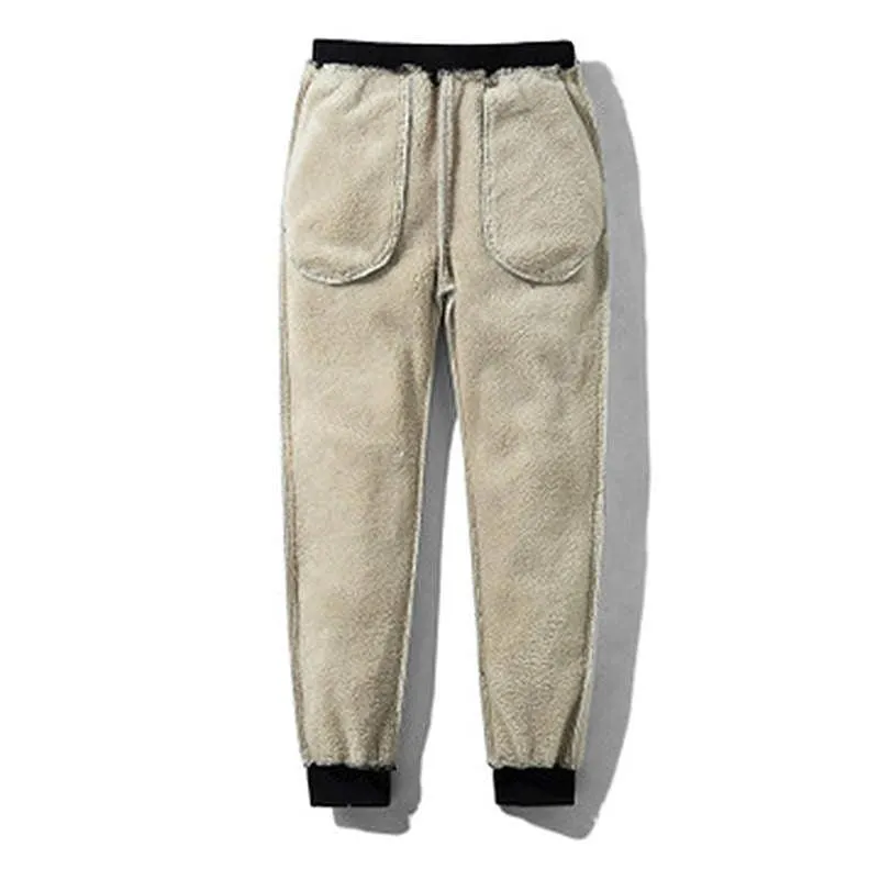 Men's Thick Thermal Trousers - Outdoor Winter Warm Casual Pants (TG4)(F9)