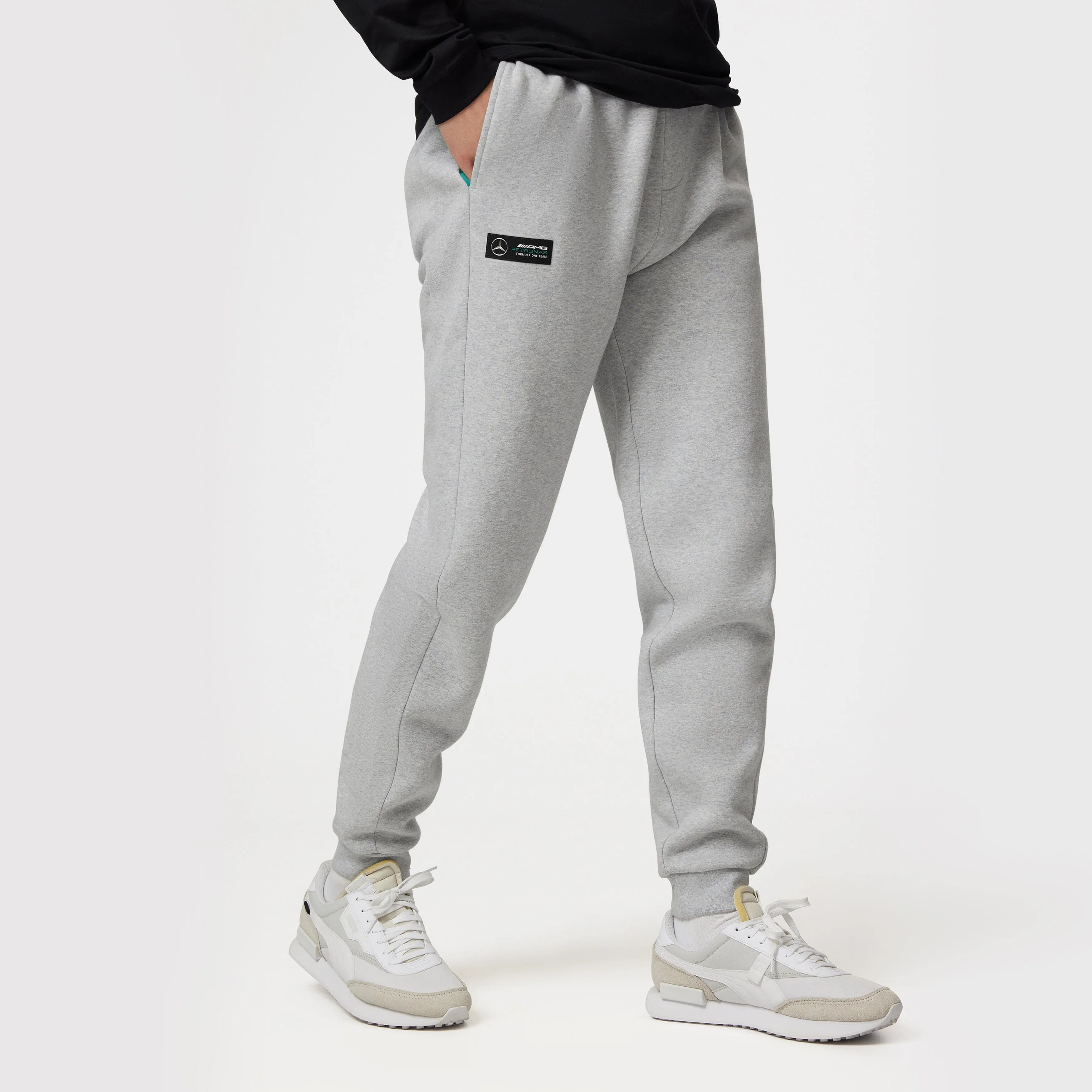 Mercedes Benz AMG Petronas F1 Sweatpants - Black/Grey