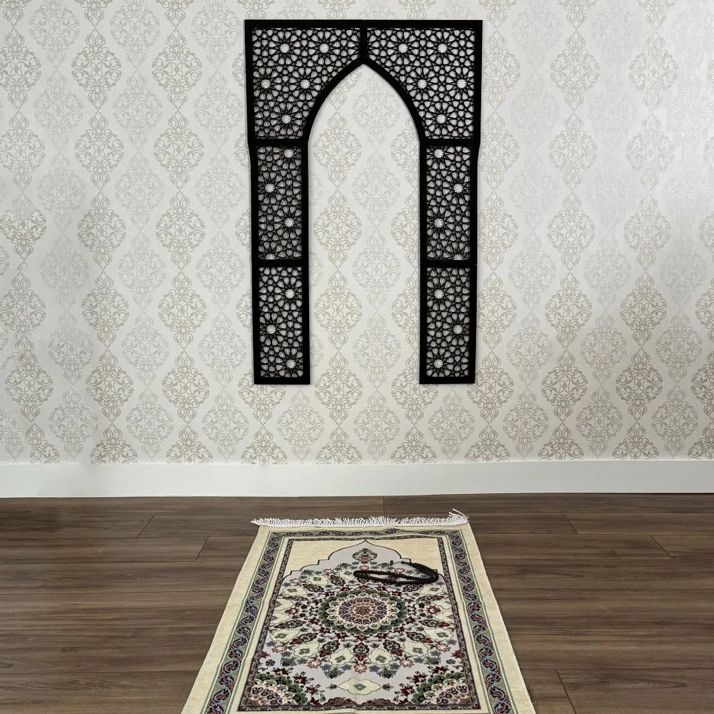 Mihrab Islamic Wall Art - Wood Islamic Home Decor