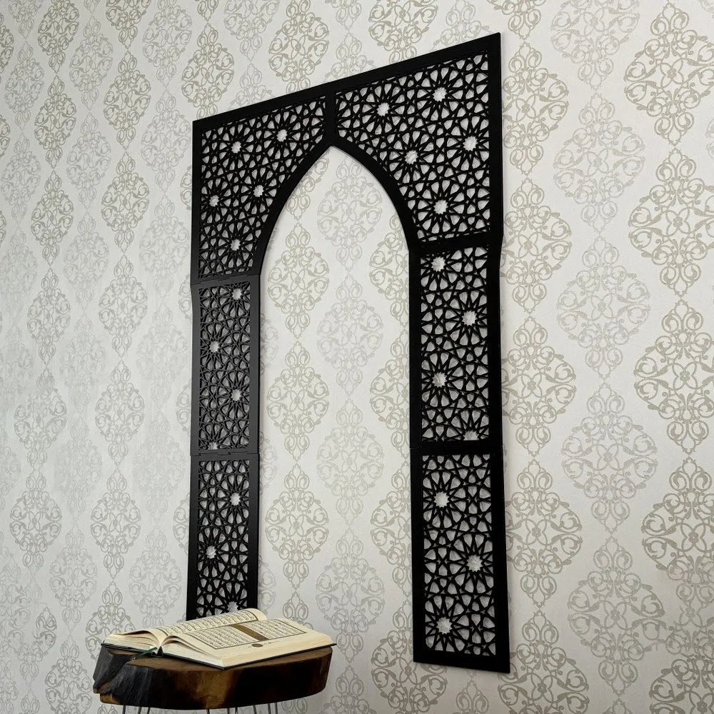 Mihrab Islamic Wall Art - Wood Islamic Home Decor