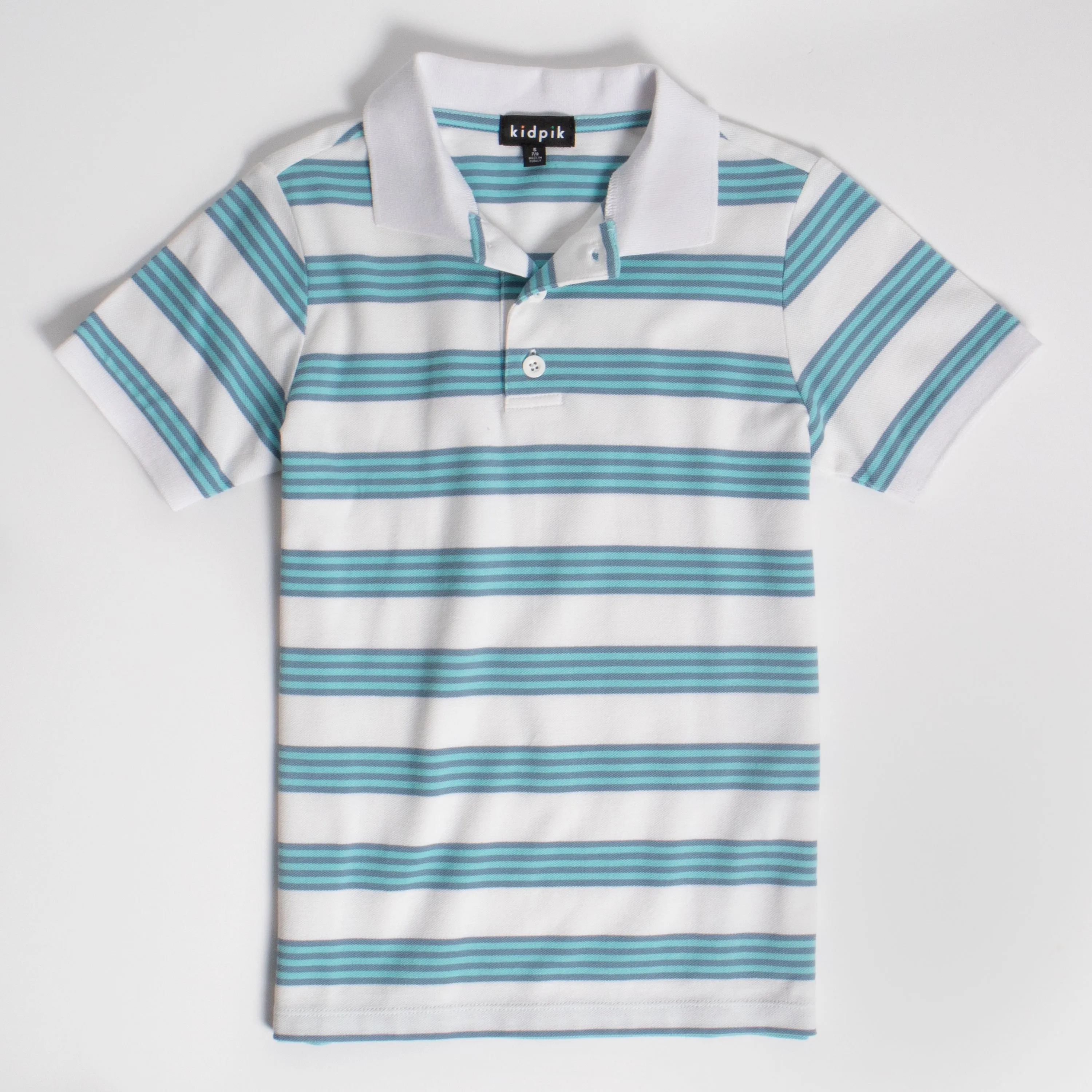 Mini Stripe Pique Polo