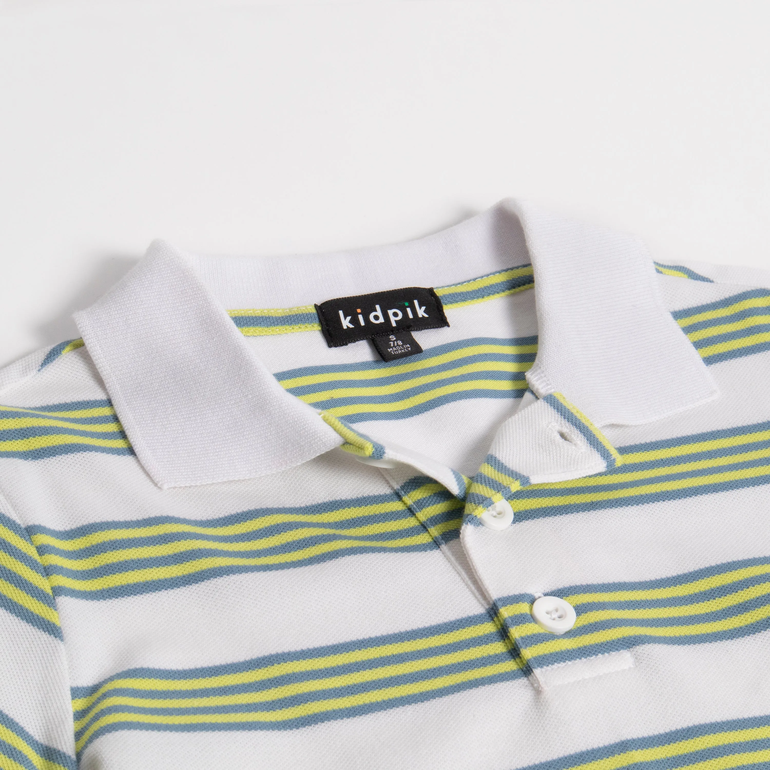 Mini Stripe Pique Polo