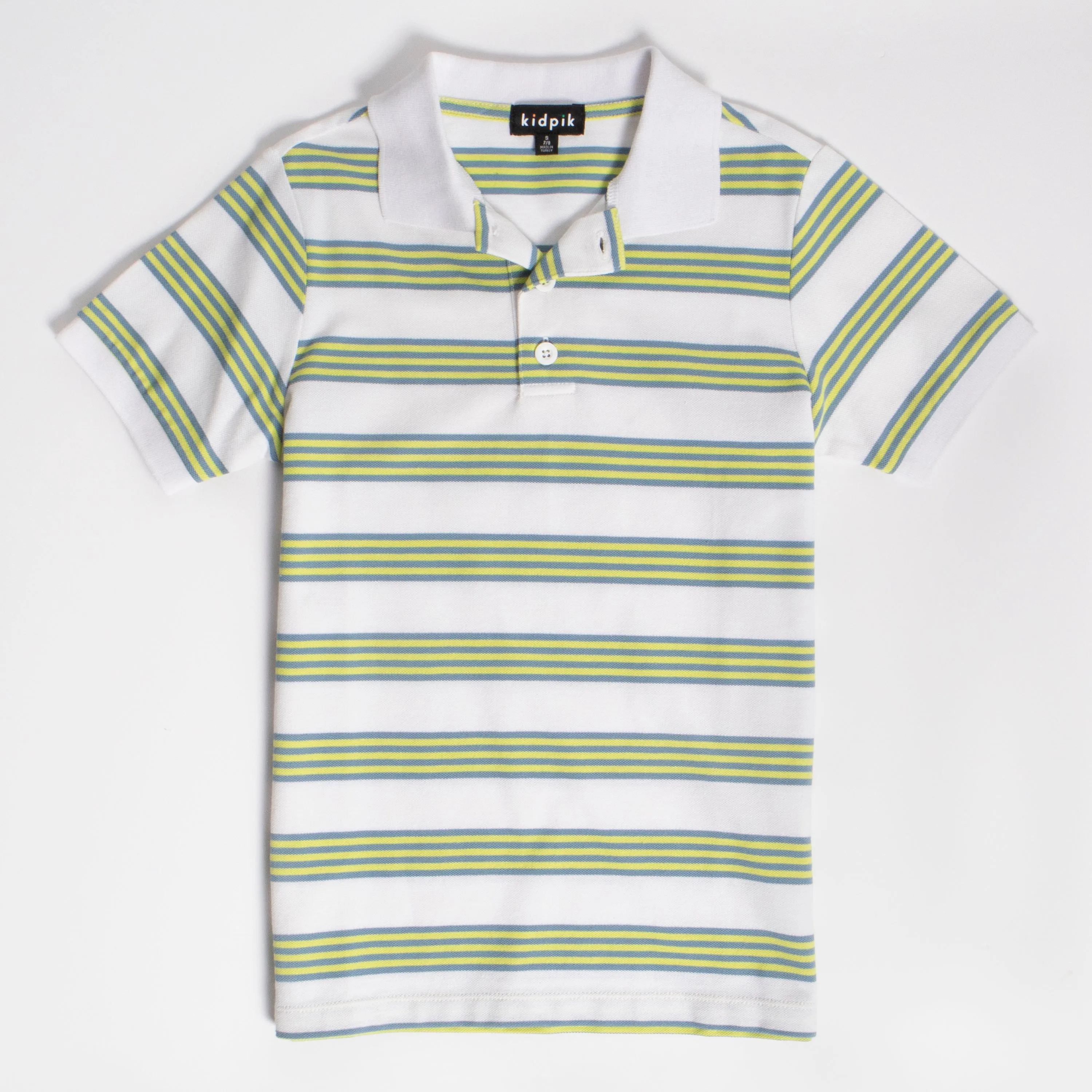 Mini Stripe Pique Polo