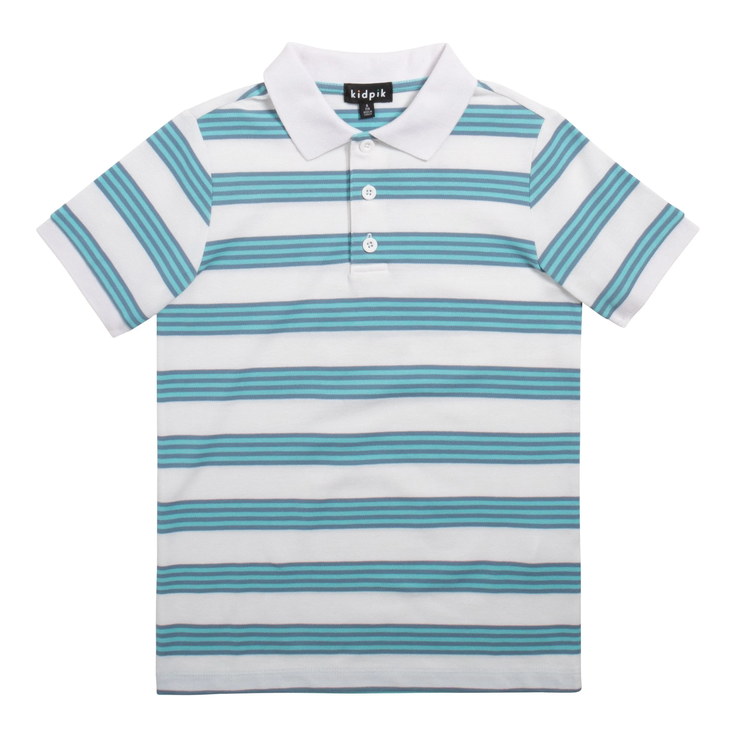 Mini Stripe Pique Polo