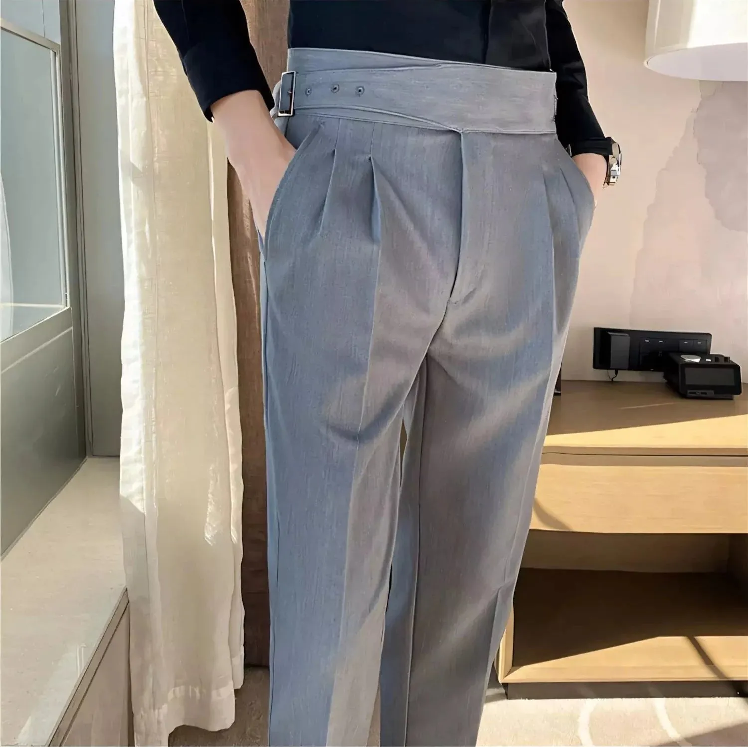 Modern Formal Trousers (Belted)