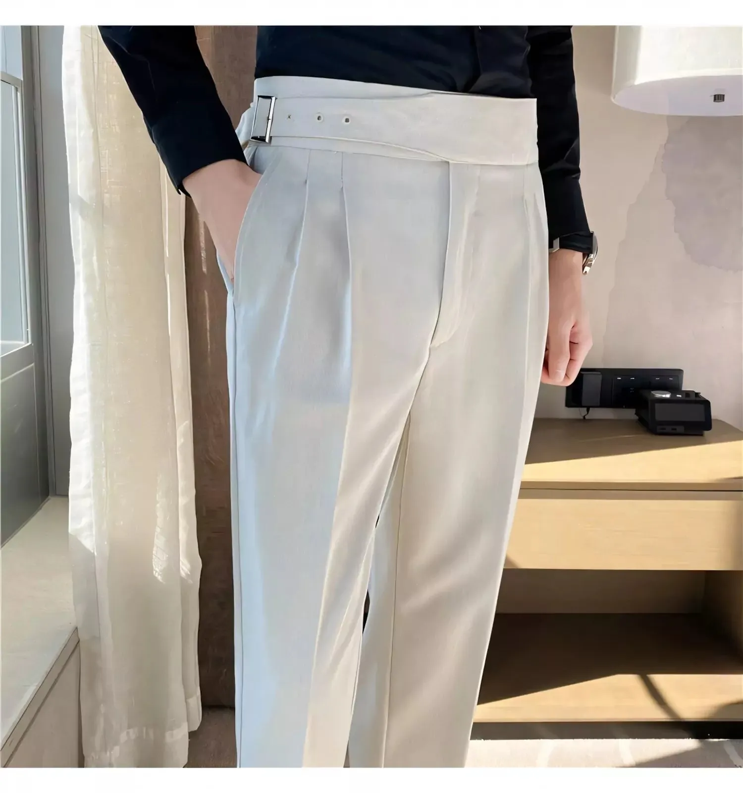 Modern Formal Trousers (Belted)