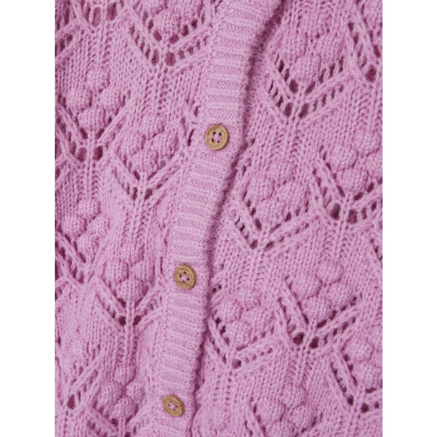 Name It Pastel Lavender Lasille Knit Cardigan