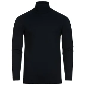 Navy Turtleneck Sweater