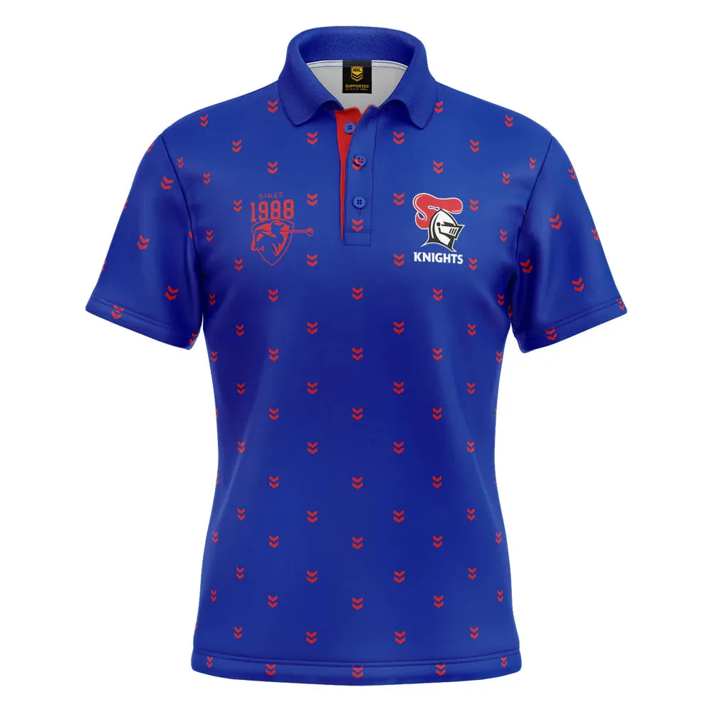 Newcastle Knights Mens Mulligan Golf Polo