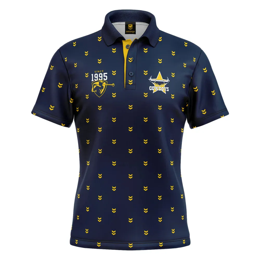 North QLD Cowboys Mens Mulligan Golf Polo