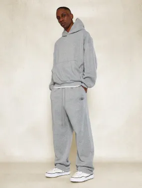 Overhead Hoodie With Kangaroo Pocket And Drop Crotch Jogger 2 Piece Set