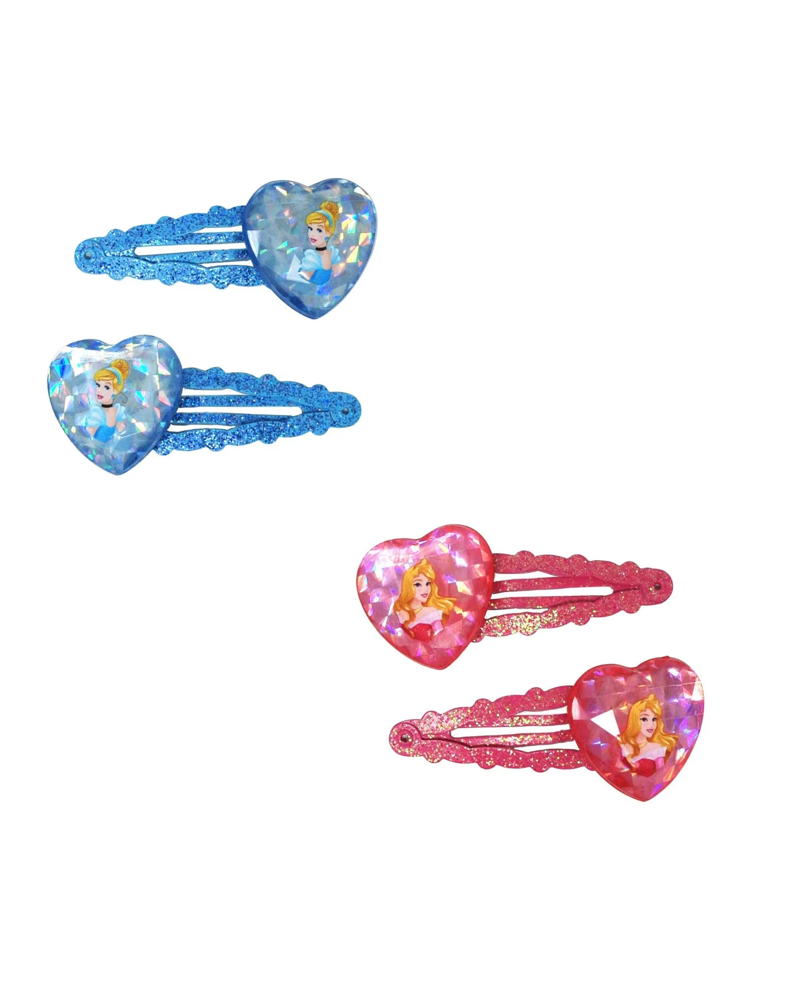 Pink Poppy Princess Hairclips