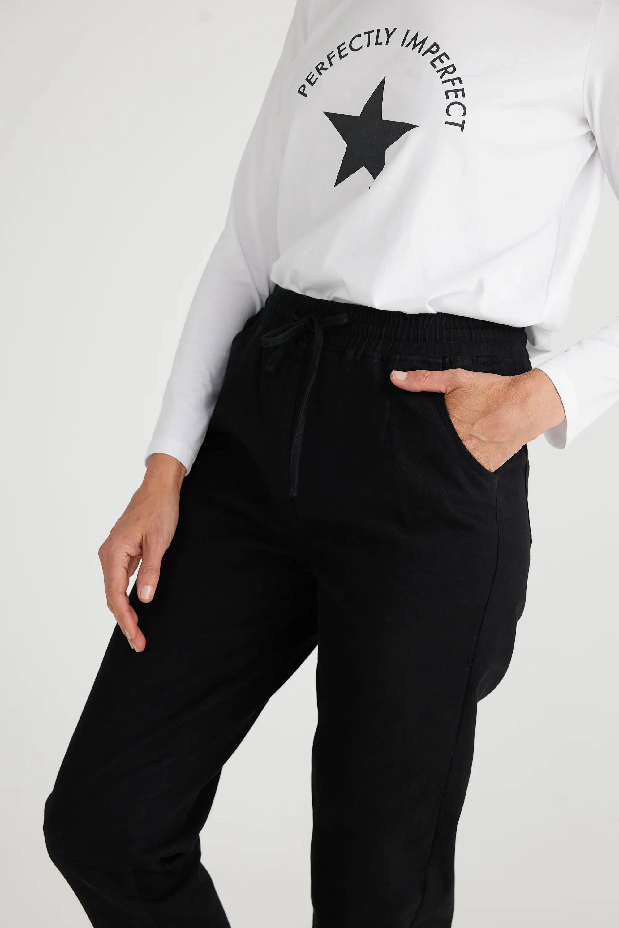 Polo Pants in Black