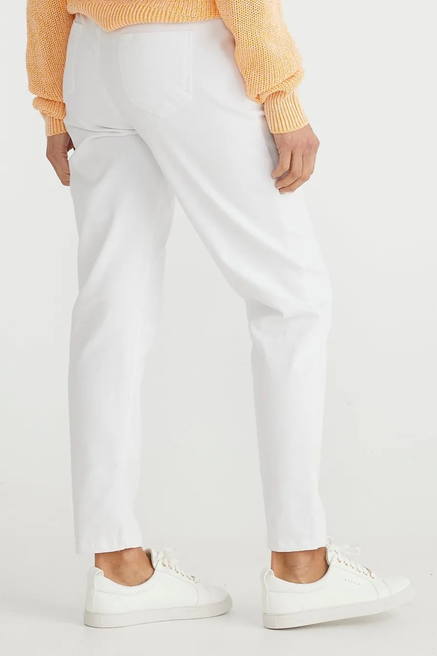 Polo Pants in White