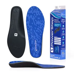 PowerStep Heat Moldable Insoles | Personalized Arch Support Orthotic, Exact Fit