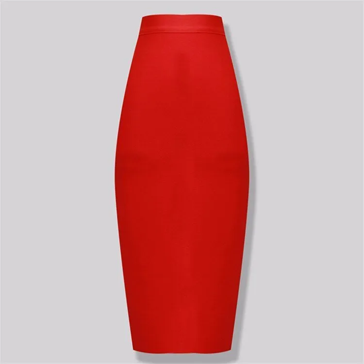 Pre Order:  Candy Color Bandage Pencil Skirt