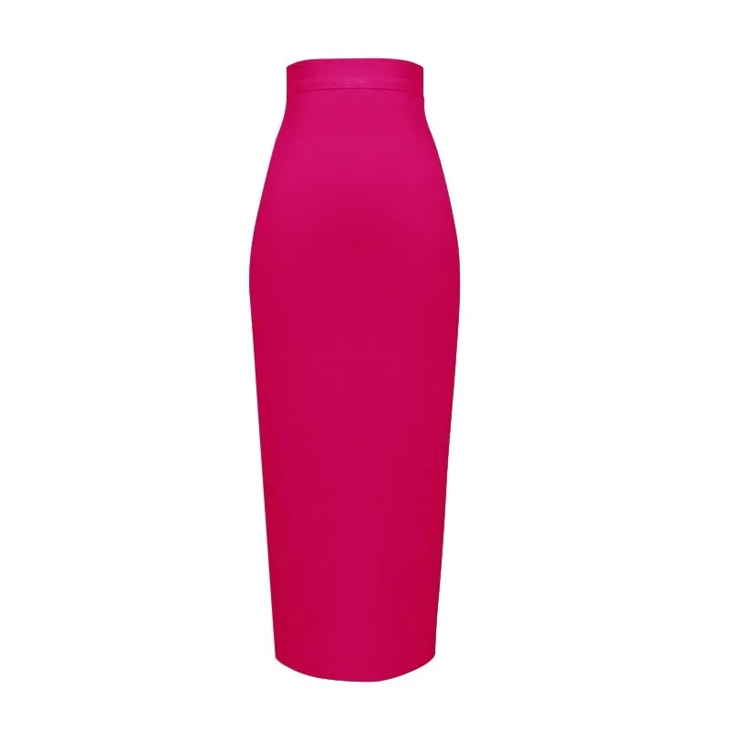 Pre Order:  Candy Color Bandage Pencil Skirt