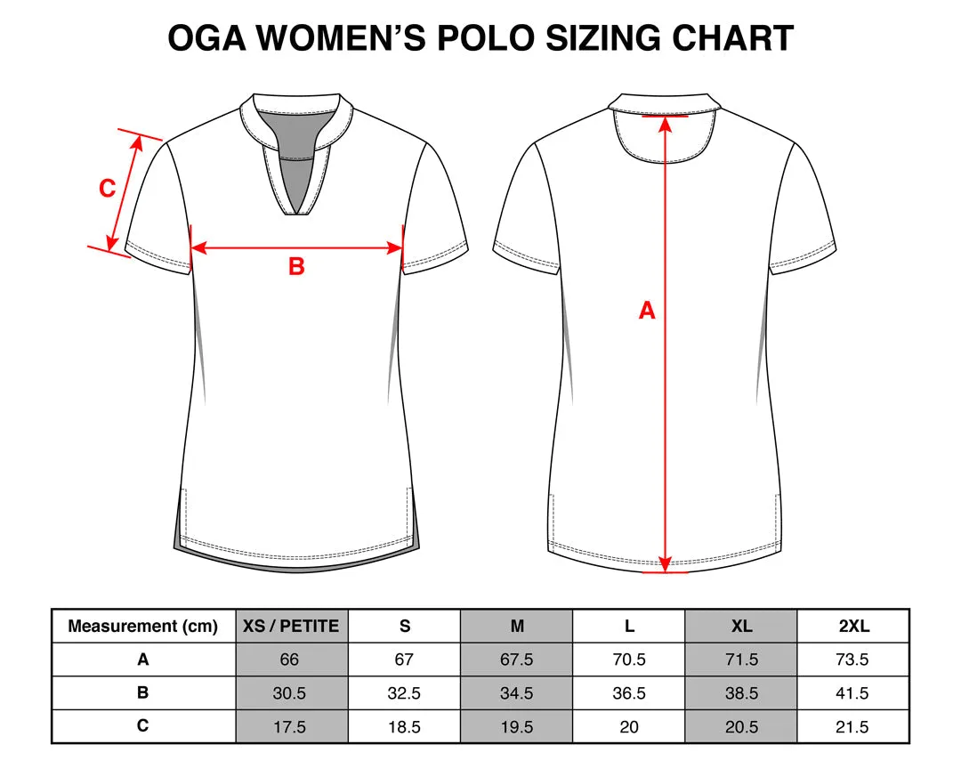 "Island Flow Camo" - OGA Women's Polo - Teal / Sand