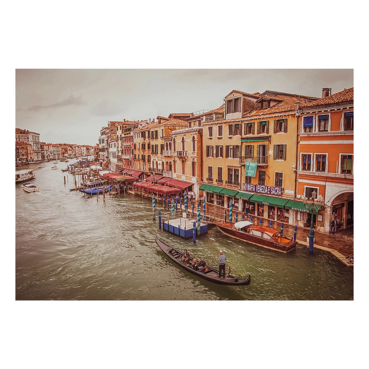 "View from the Rialto Bridge" | Italy Photography Print